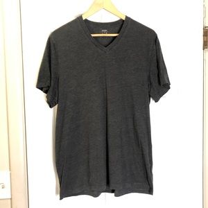 Men’s Large Old Navy V Neck Tee Charcoal Grey